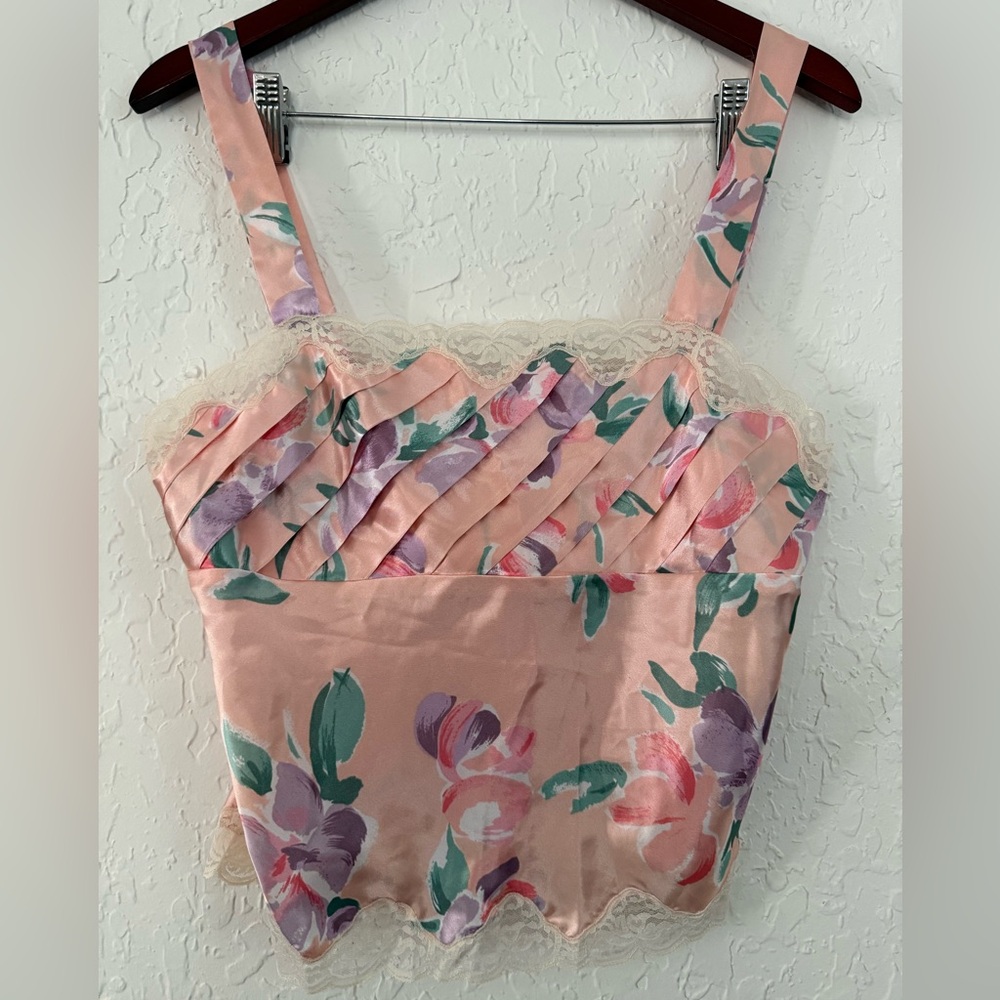 Victoria's Secret Gold Label Vintage two piece set Pink and Floral